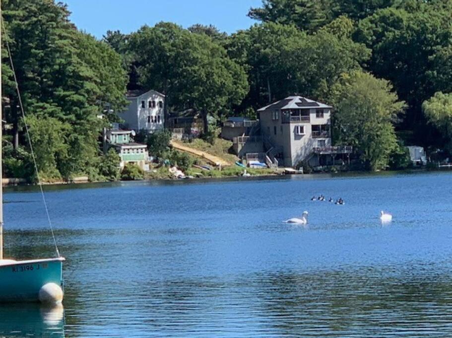 Lake Attitash Waterfront W/ Private Dock Amesbury Exterior photo